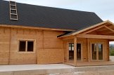 Holzhaus VERA (Isoliert, 44+44 mm), 132 m² + 13.5 m² Terrasse customer 2