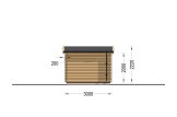 Gartenhaus aus Holz MALTA (34 mm), 3x3 m, 9 m² specification 4