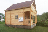 Blockbohlenhaus LIVINGTON (44 mm) 72 m² customer 2