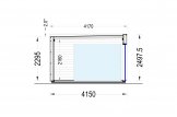 Gartenbüro PREMIUM (34 mm + Holzverschalung), 5x4 m, 20 m² specification 6