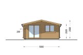 Gartenhaus aus Holz WISSOUS (44 mm), 5x3 m, 15 m² specification 2
