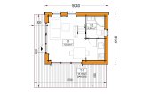 Blockbohlenhaus SOPHIA RV (Isoliert, KfW55), 20 m² specification 1