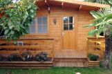 Gartenhaus NINA (44 mm) 5x5 m, 25 m² customer 1