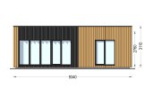 Holzhaus zum Wohnen LUCIA 1 RV (Isoliert, KfW55), 40 m² specification 2
