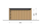 Gartenbüro PREMIUM (34 mm + Holzverschalung), 5x3 m, 13 m² specification 4