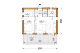 Blockbohlenhaus ANGELA RV (Isoliert, KfW55), 50 m² specification 1