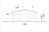 Blockbohlenhaus MILA (44 mm), 56 m² specification 5