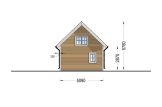Blockbohlenhaus KARINA (Isoliert, 34 mm + Holzverschalung), 46 m² specification 5