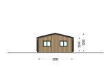 Blockbohlenhaus NICOLE (Isoliert, 44 mm + Holzverschalung), 68 m² specification 5