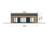 Blockbohlenhaus SELENE RV (Isoliert, KfW55), 54 m² specification 2