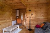 Blockbohlenhaus mit Schlafboden AVIGNON S (Extra Isoliert, 44+44 mm), 20 m² + 16 m² customer 3