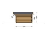 Gartenhaus aus Holz PETER (34 mm), 3x4 m, 12 m² specification 5