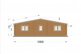 Blockbohlenhaus FILL S (34+34 mm), 60 m² specification 4