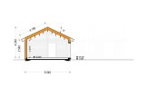 Schlüsselfertiges Holzhaus zum Wohnen PAULA RV (Isoliert, KfW55), 118 m² specification 6