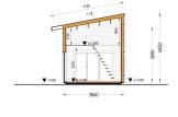 Blockbohlenhaus SOPHIA (Isoliert, 34 mm + Holzverschalung), 20 m² specification 7