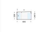 Modernes Ferienhaus aus Holz PREMIUM S (34 mm + Holzverschalung), 10.5x4.5 m, 47 m² specification 6