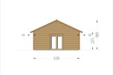 Holzhaus GRETA S (44 mm + Holzverschalung), 48 m² specification 3