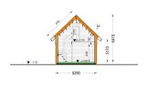 Kleines Holzhaus zum Wohnen KARINA RV (Isoliert, KfW55), 46 m² specification 7