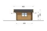 Gartenhaus aus Holz LILLE (34 mm), 5x4 m, 18 m² specification 5