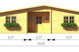 Blockbohlenhaus FILL (120 mm), 60 m² specification 4