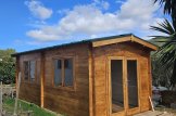 Gartenhaus aus Holz STRONGHOLD (Isoliert, 44+44 mm), 3x6 m, 18 m² customer 1
