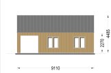Blockbohlenhaus AGATA S (44 mm + Holzverschalung), 39 m² specification 6