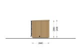 Gartensauna OKO (34 mm + Holzverschalung), 2.3x2.3 m, 4.1 m² specification 3