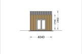 Gartenhaus aus Holz TONIA S (34 mm + Holzverschalung), 4x4 m, 16 m² specification 3
