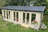 Blockbohlenhaus MARION (Extra Isoliert, 44+44 mm), 7.5x4 m, 30 m² customer 2