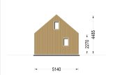 Blockbohlenhaus AGATA S (44 mm + Holzverschalung), 39 m² specification 5