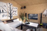 Gartenhaus SHANON (66 mm) 16 m² mit 7 m² Terrasse customer 3