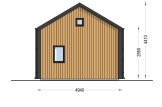 Kleines Holzhaus SARA (Isoliert, 34 mm + Holzverschalung), 20 m² specification 5