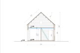 Blockbohlenhaus SARA S (44 mm + Holzverschalung), 27 m² specification 7