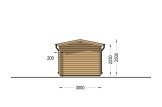 Gartenhaus aus Holz ELEONORA (44 mm), 6.6x3 m, 20 m² specification 5