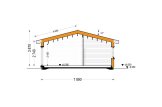 Schlüsselfertiges Holzhaus zum Wohnen JULIA RV (Isoliert, KfW55), 95 m² specification 6