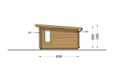 Gartenhaus aus Holz ESSEX (44 mm), 5x4 m, 20 m² specification 5