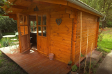 Gartenhaus aus Holz RENNES (34 mm), 4x3 m, 12 m² customer 3