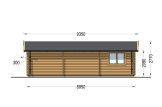 Doppelgarage aus Holz CLASSIC DUO (44 mm), 6x9 m, 54 m² specification 5