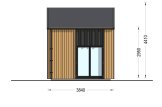Kleines Holzhaus SARA (Isoliert, 34 mm + Holzverschalung), 20 m² specification 4