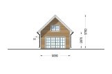 Blockbohlenhaus KARINA (Isoliert, 34 mm + Holzverschalung), 46 m² specification 3