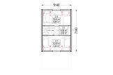 Blockbohlenhaus ALINA (34 mm + Holzverschalung), 46 m² specification 2