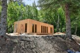 Kleines Holzhaus PREMIUM (Isoliert, 34 mm + Holzverschalung), 10.5x4.5 m, 47 m² customer 1