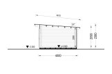 Gartenhaus aus Holz ESSEX S (44 mm), 5x4 m, 20 m² specification 6