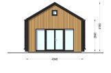 Blockbohlenhaus SARA (34 mm + Holzverschalung), 20 m² specification 3