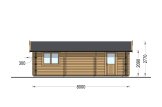 Doppelgarage aus Holz CLASSIC DUO (44 mm), 6x8 m, 48 m² specification 3