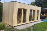 Gartensauna DELLA mit Vorraum (34 mm + Holzverschalung), 6,1 x 2,6 m, 12.5 m² customer 3