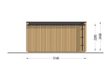 Gartenhaus aus Holz LAYLA (Isoliert, 34 mm + Holzverschalung), 5x3 m, 13 m² specification 4