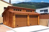 Doppelgarage aus Holz TWIN (44 mm), 6x6 m, 36 m² customer 1