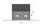 Kleines Holzhaus zum Wohnen ALINA RV (Isoliert, KfW55), 46 m² specification 6