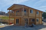 Blockbohlenhaus mit Terrasse TOULOUSE (66 mm), 100 m² + 20 m² customer 2